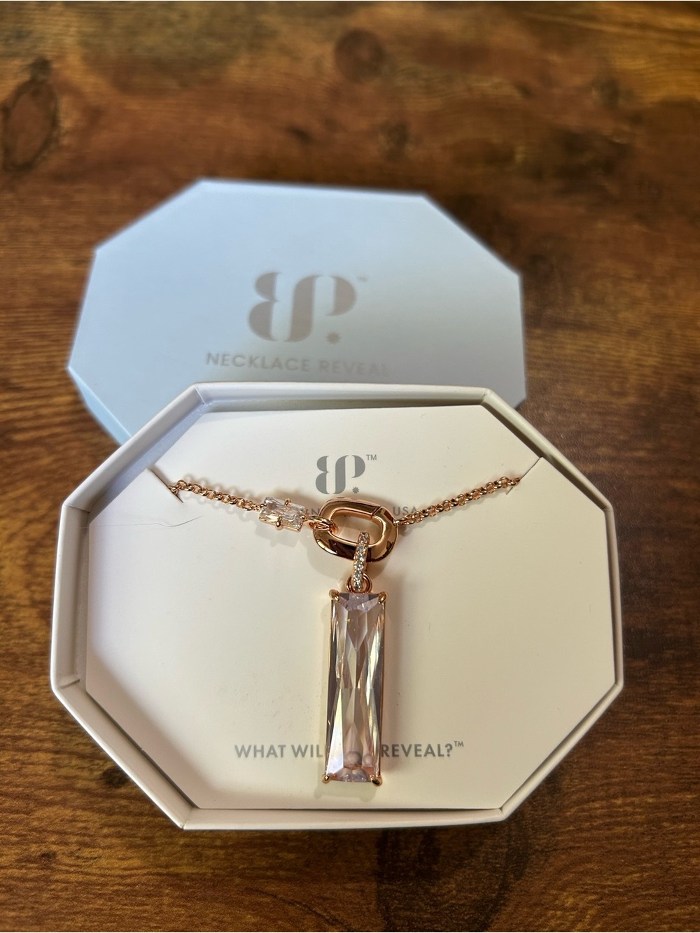 Bomb Party OG Rose Gold & Diamond CZ Necklace